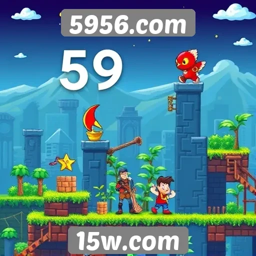 Evolução dos jogos disponíveis no 5956.com